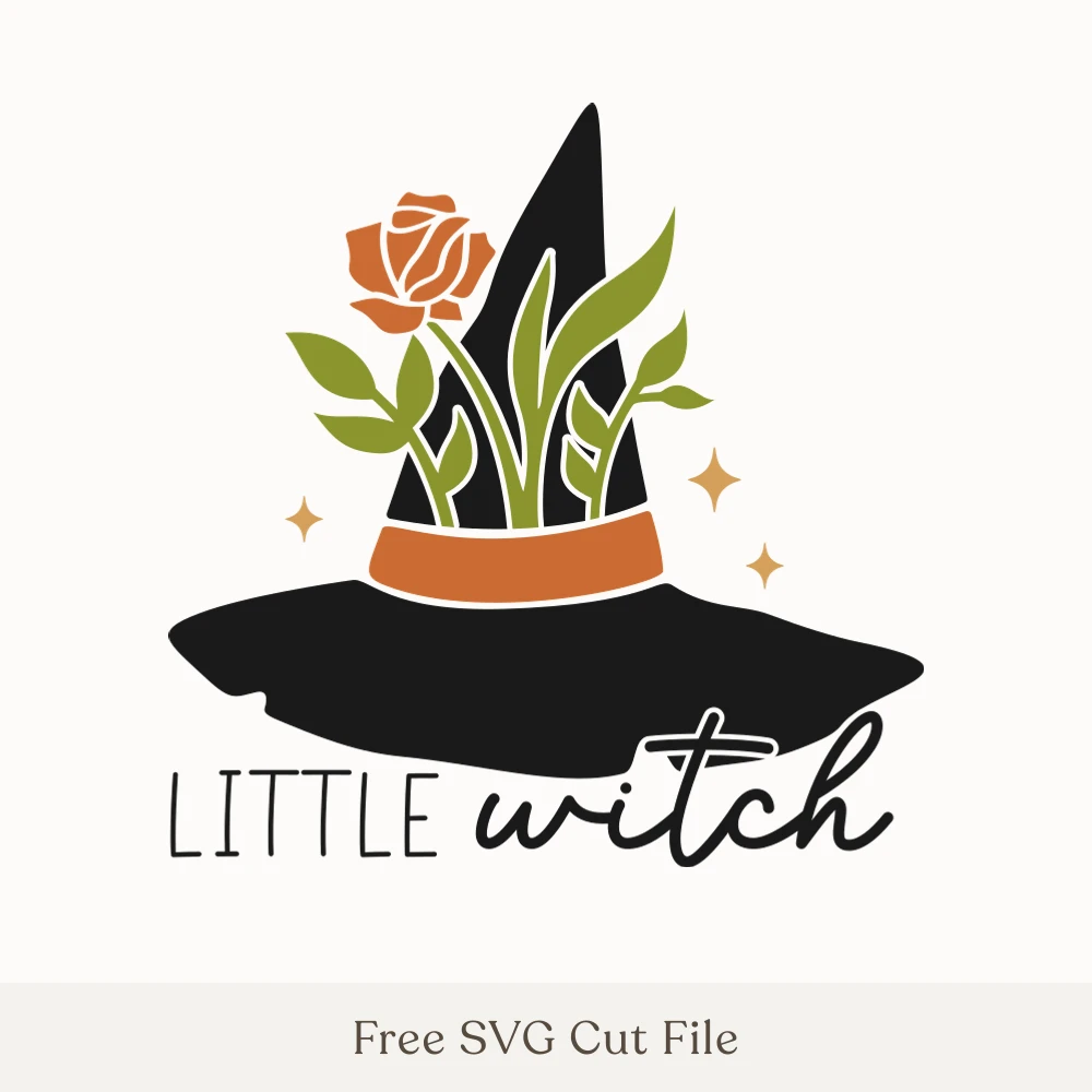Little Witch Hat With Rose