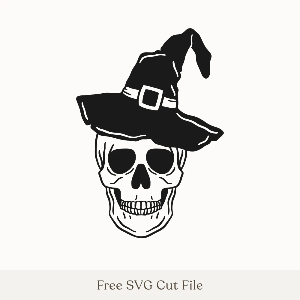 Skull in a Witch Hat