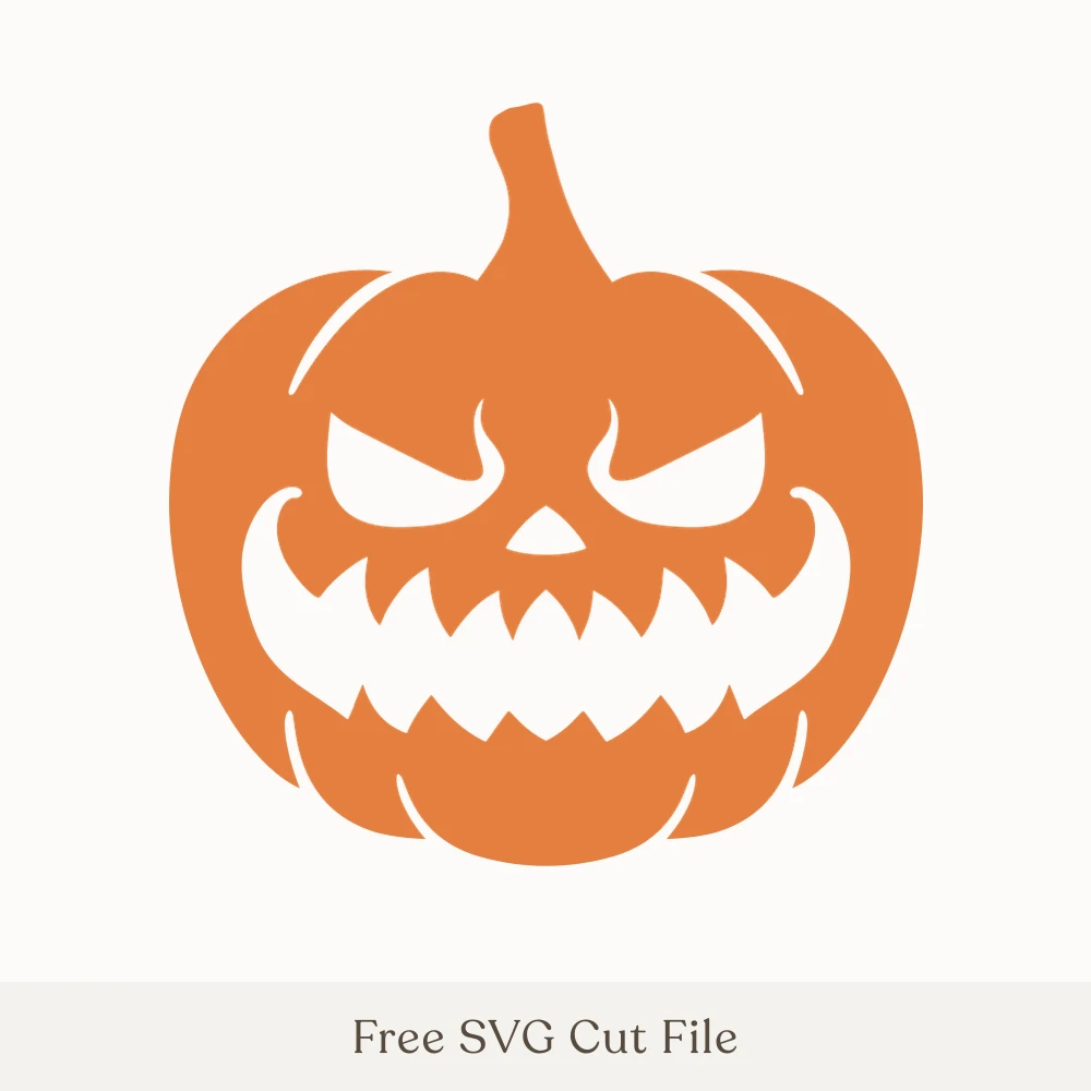 Scary Jack-O'-Lantern Face