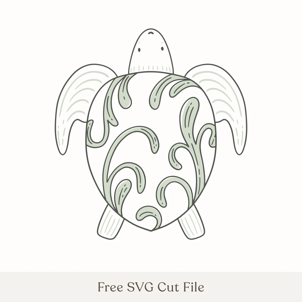 Boho Sea Turtle