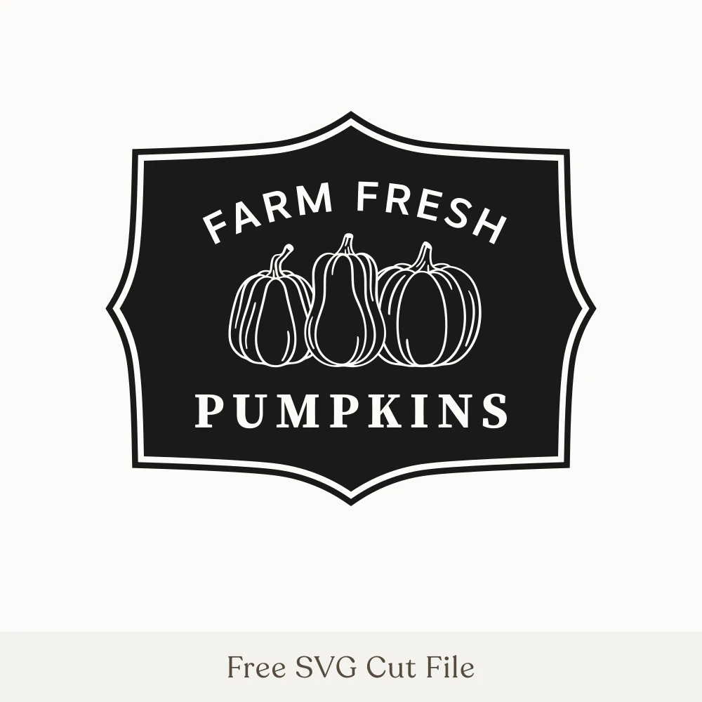 Farm Fresh Pumpkins Sign