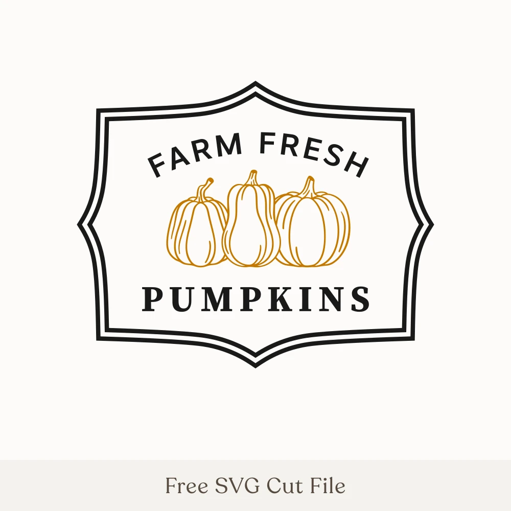 Farm Fresh Pumpkins Badge
