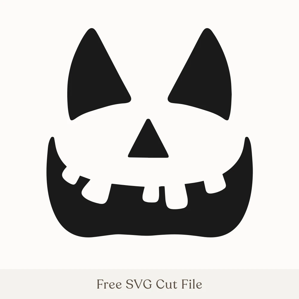 Jack-O'-Lantern Face With Toothy Grin