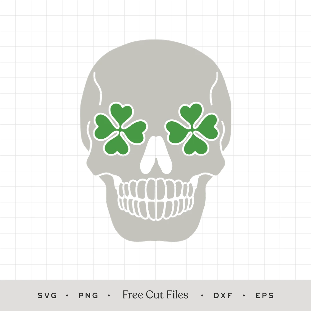 Shamrock Skull