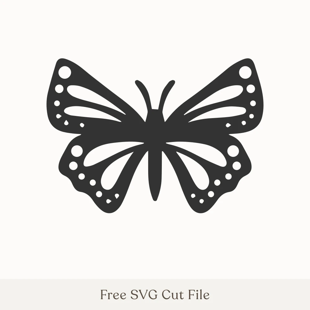 Monarch Butterfly Silhouette