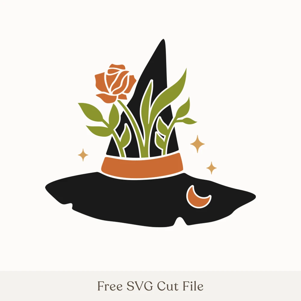 Floral Witch Hat
