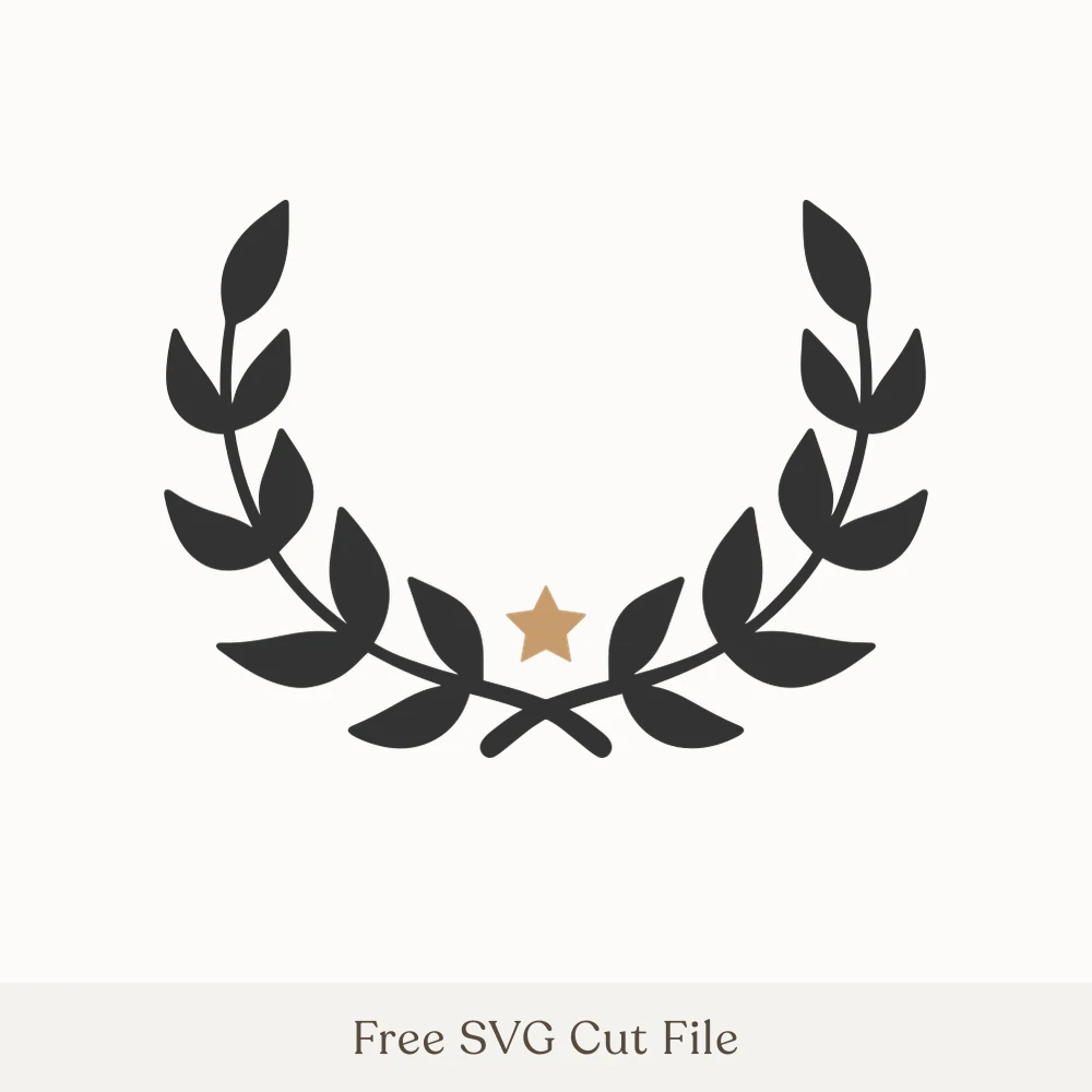 Laurel Wreath With Star