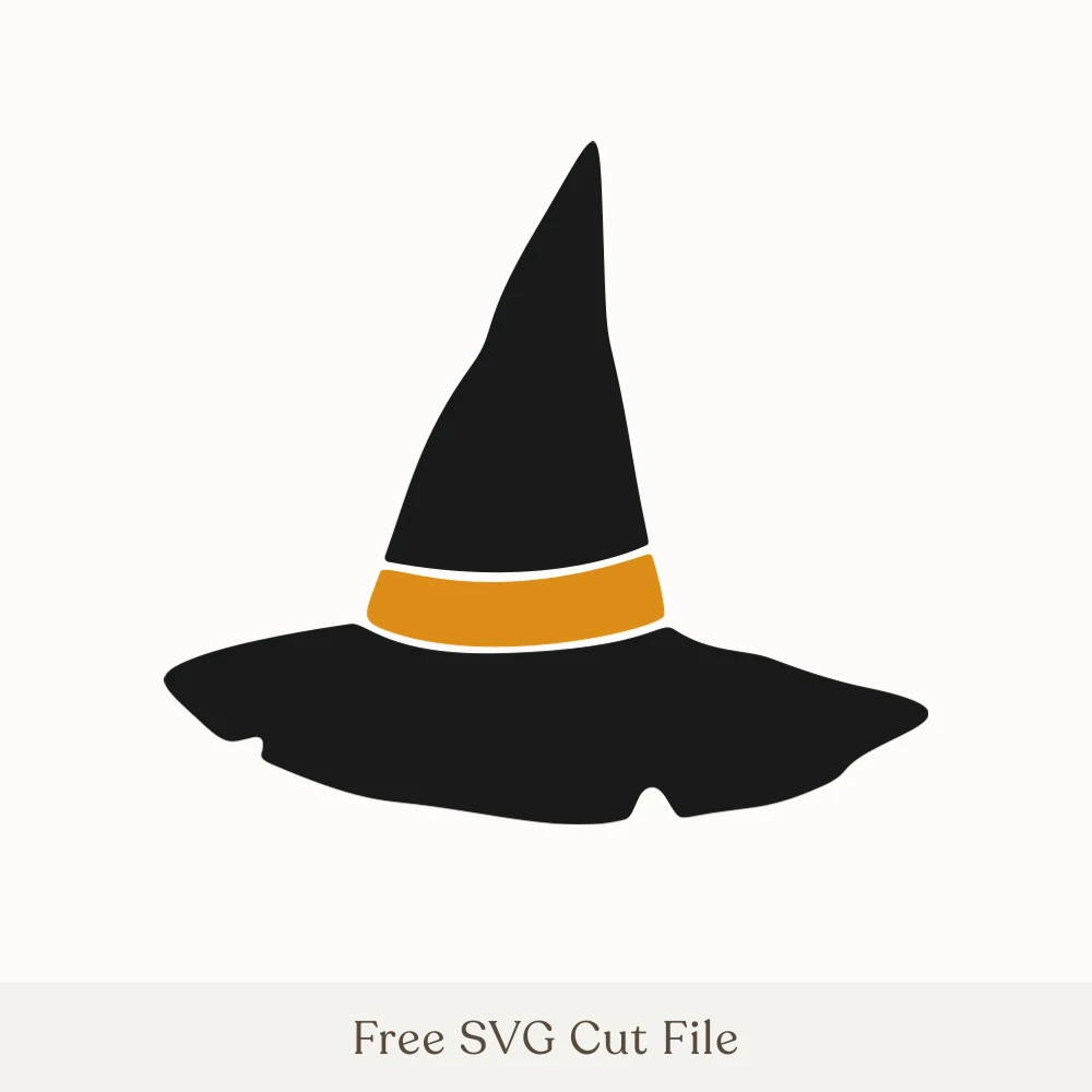 Witch Hat With Orange Band