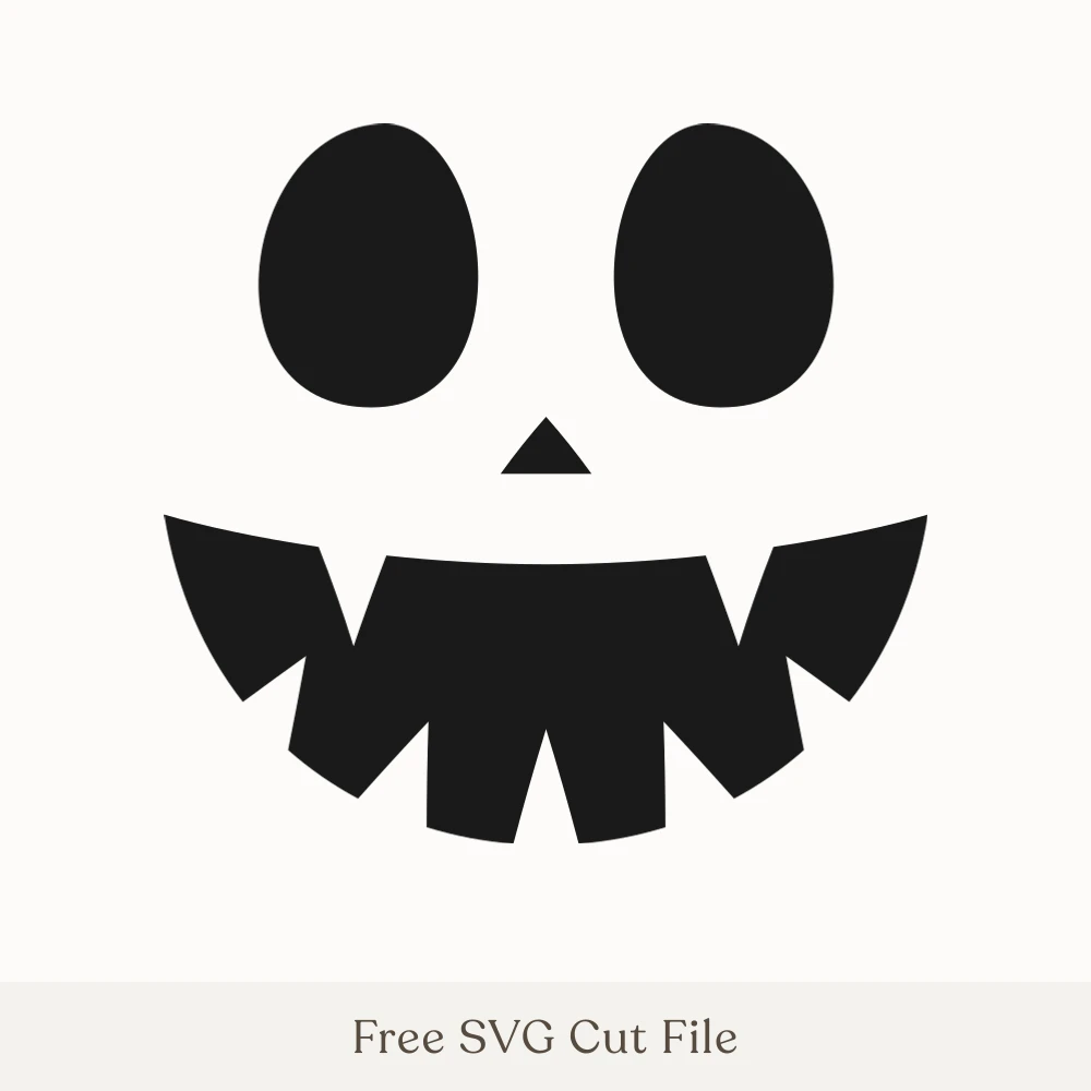Jack-O'-Lantern Face With Toothy Grin