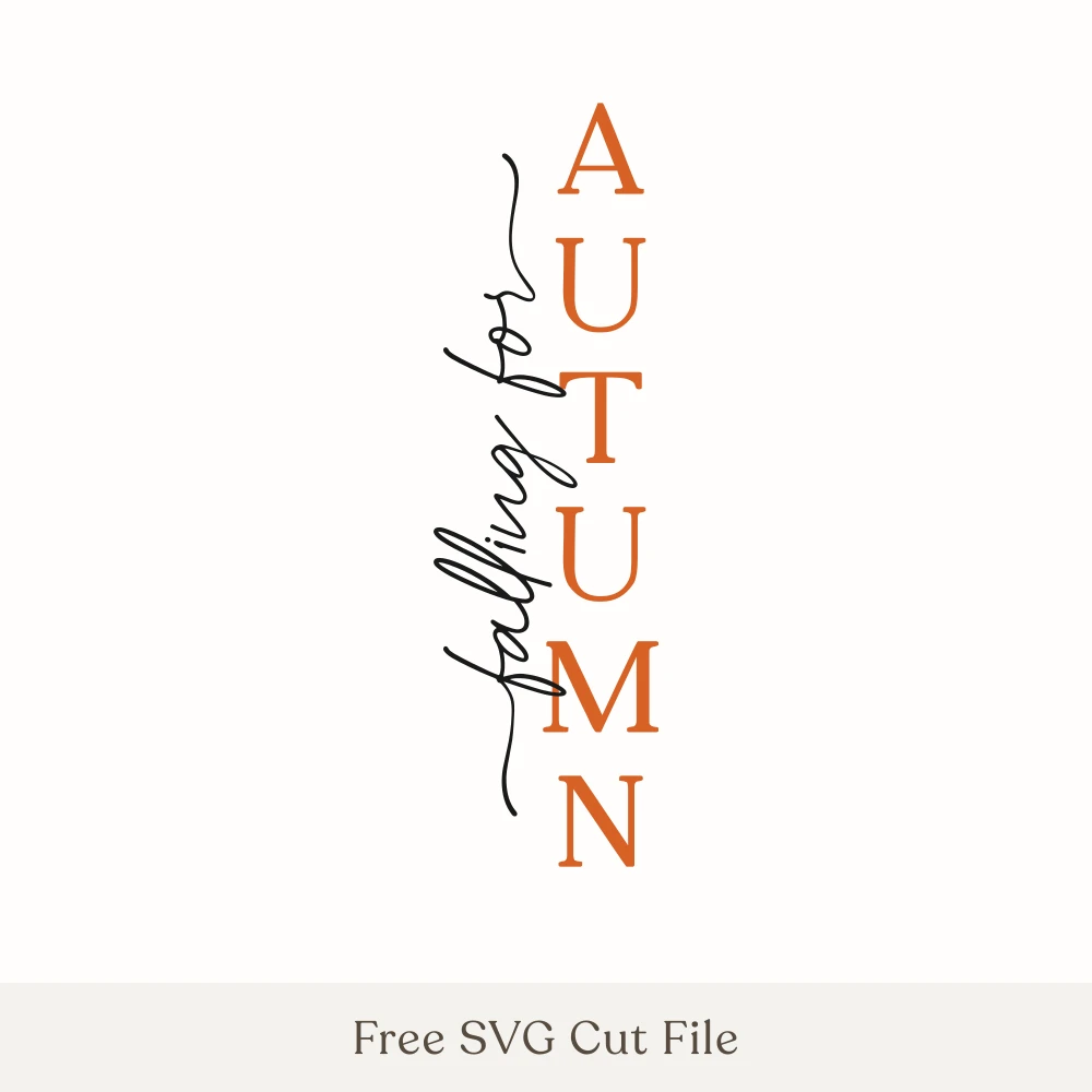 Falling For Autumn Vertical Porch Sign