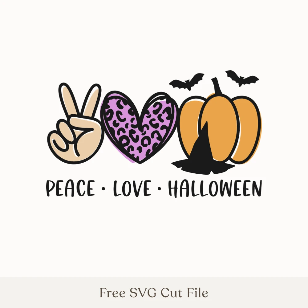 Peace Love Halloween