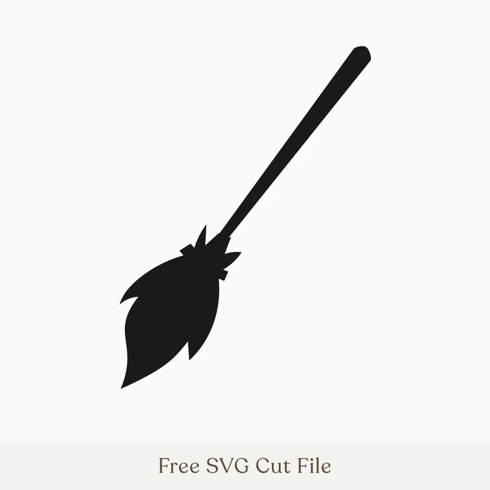 Witch Broom Silhouette