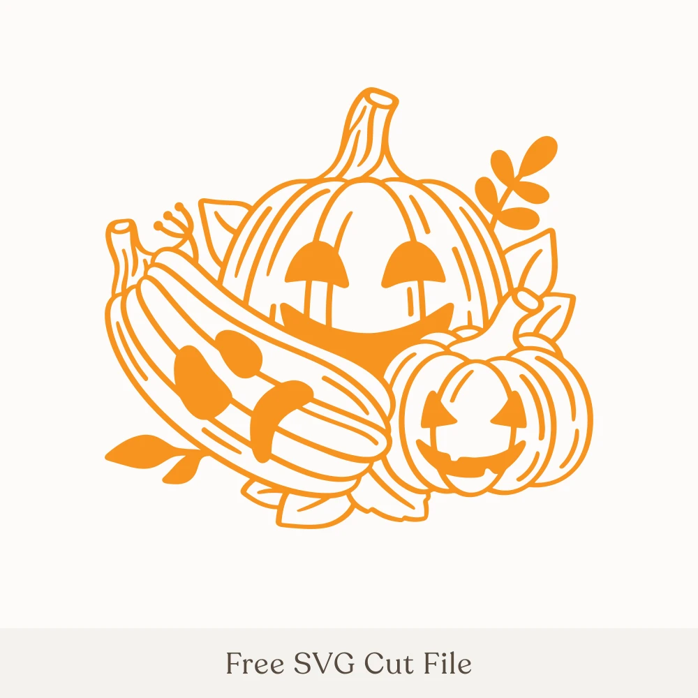 Halloween Jack-O'-Lantern Pumpkin Group